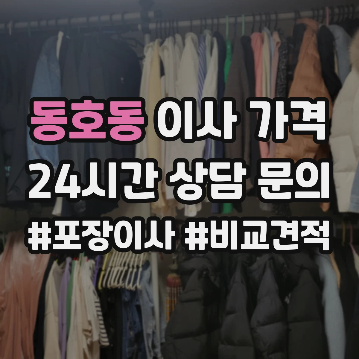 동호동 이사 가격