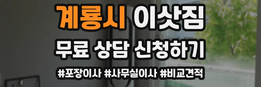 계룡시 이삿짐