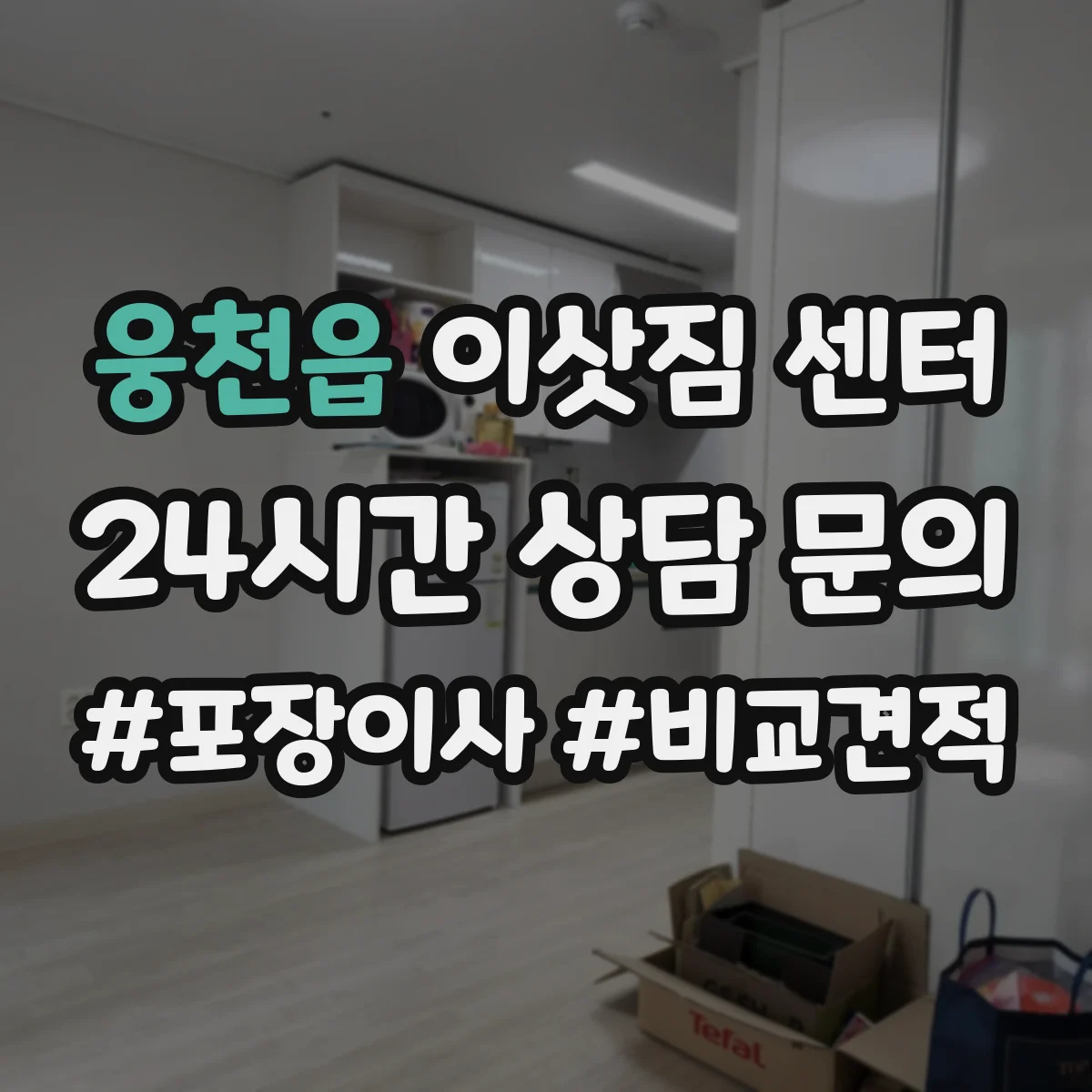 웅천읍 이삿짐 센터