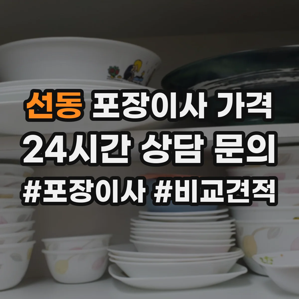 선동 포장이사 가격