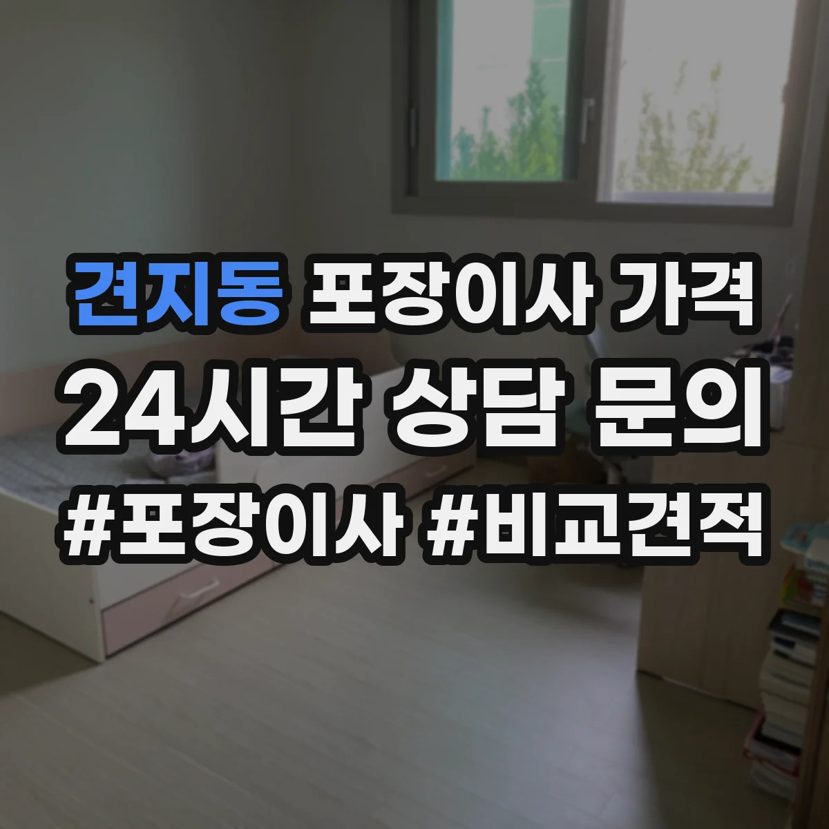 견지동 포장이사 가격