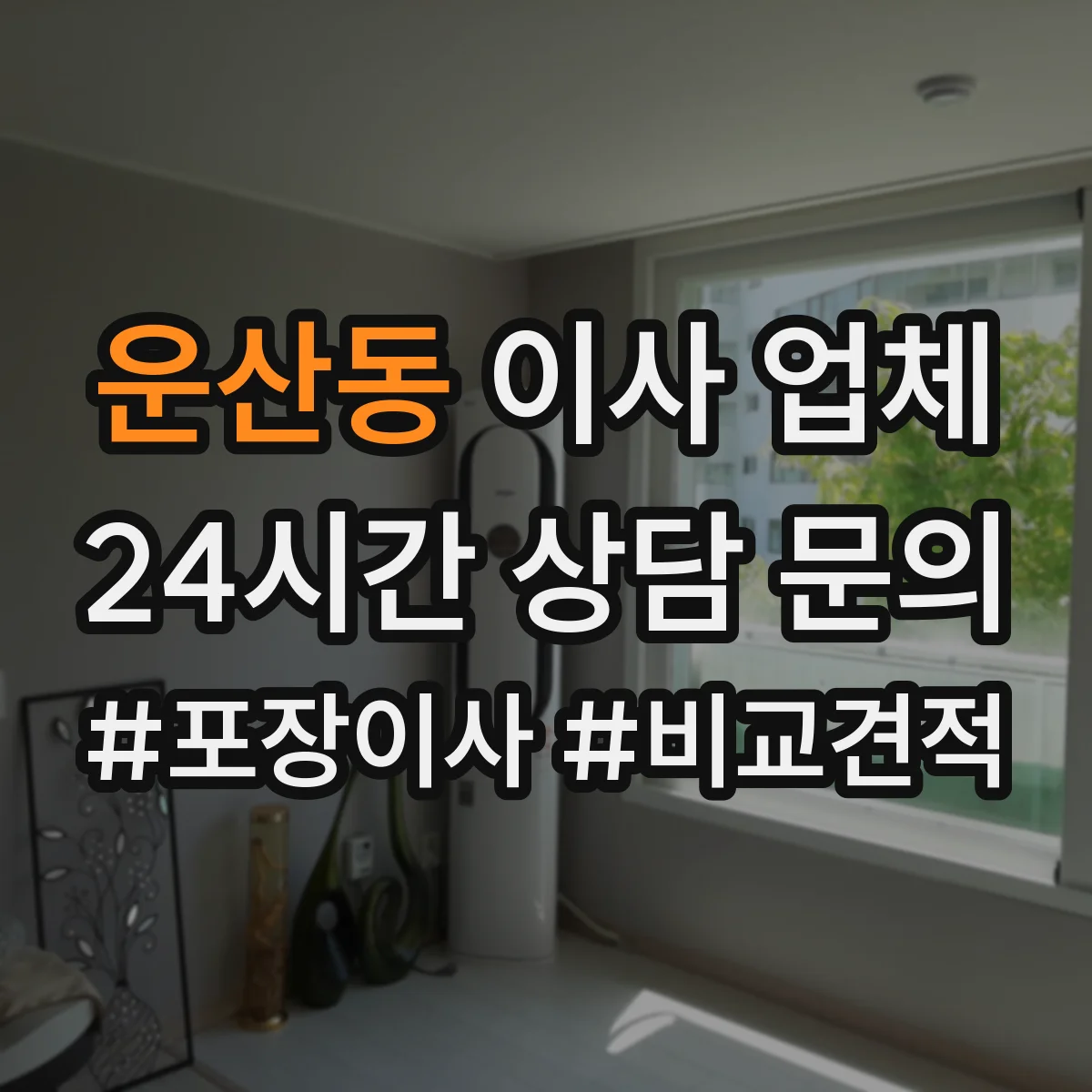 운산동 이사 업체