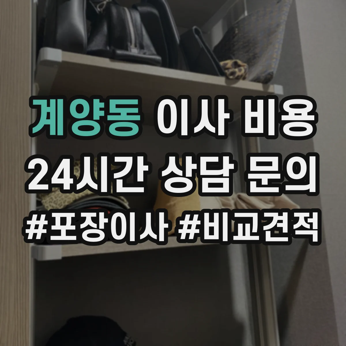 계양동 이사 비용