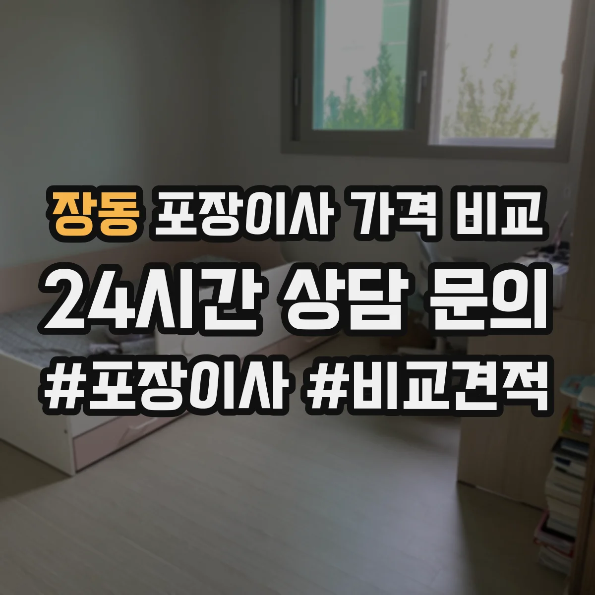 장동 포장이사 가격 비교