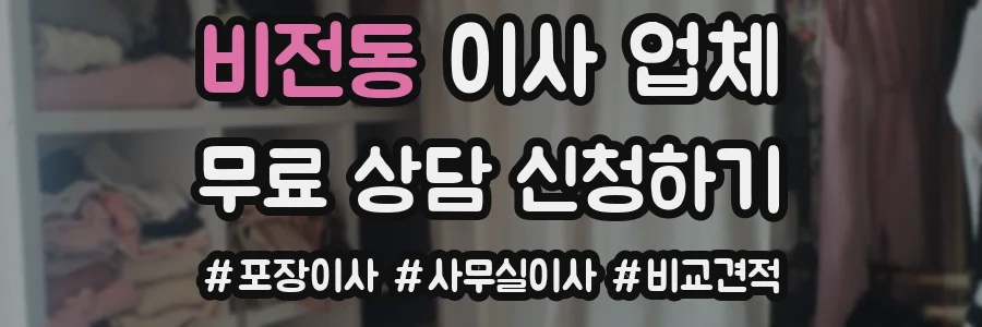 비전동 이사 업체