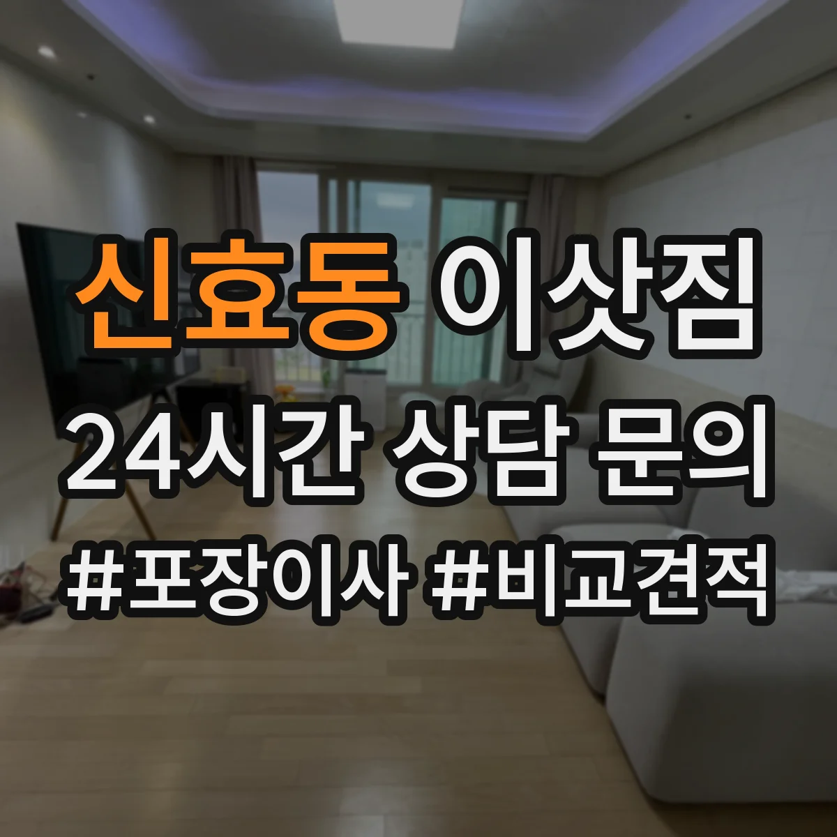 신효동 이삿짐