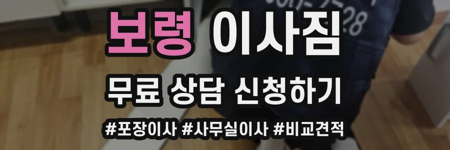 보령 이사짐