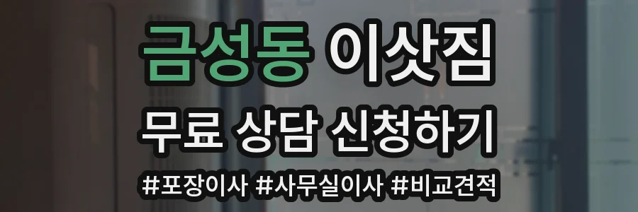 금성동 이삿짐