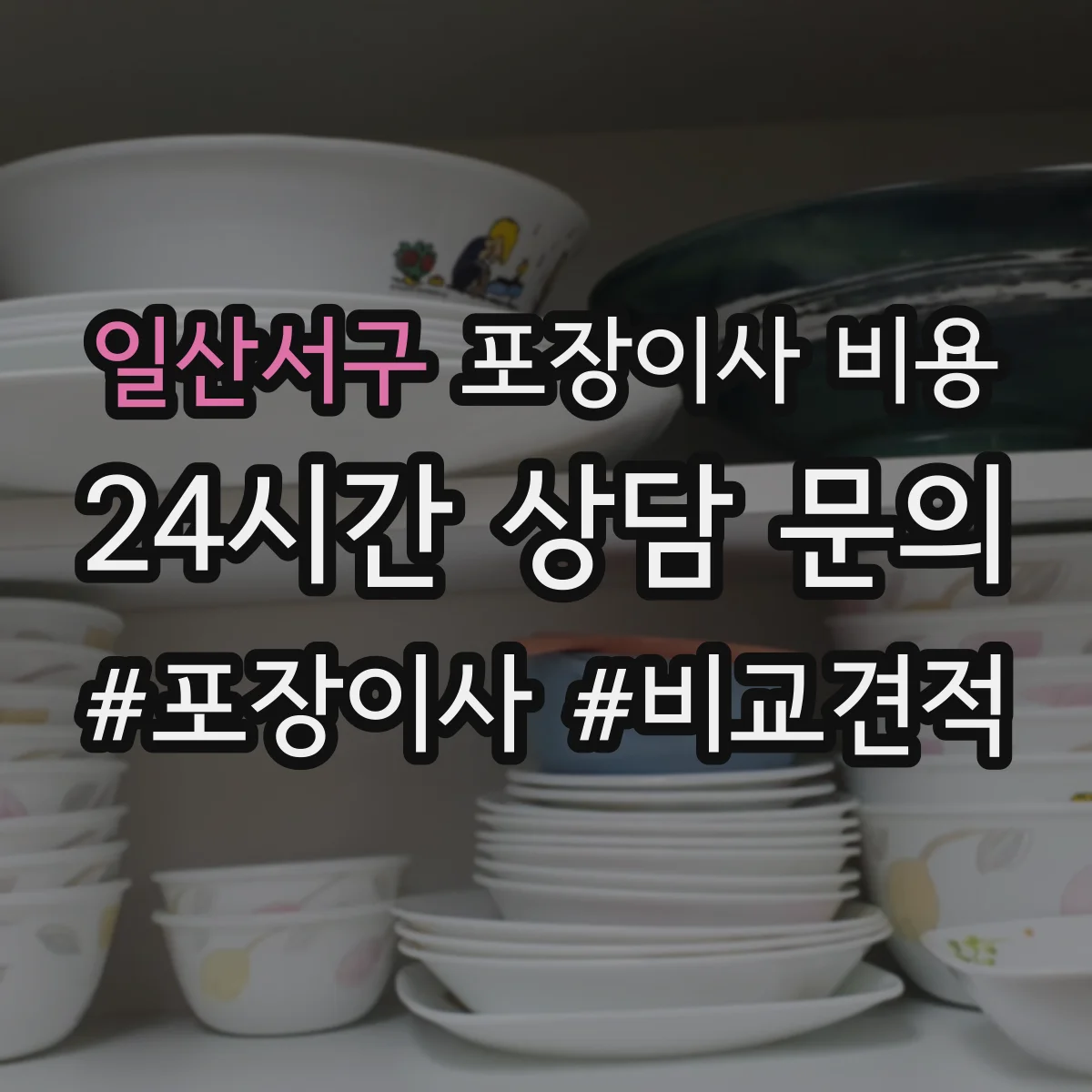 일산서구 포장이사 비용