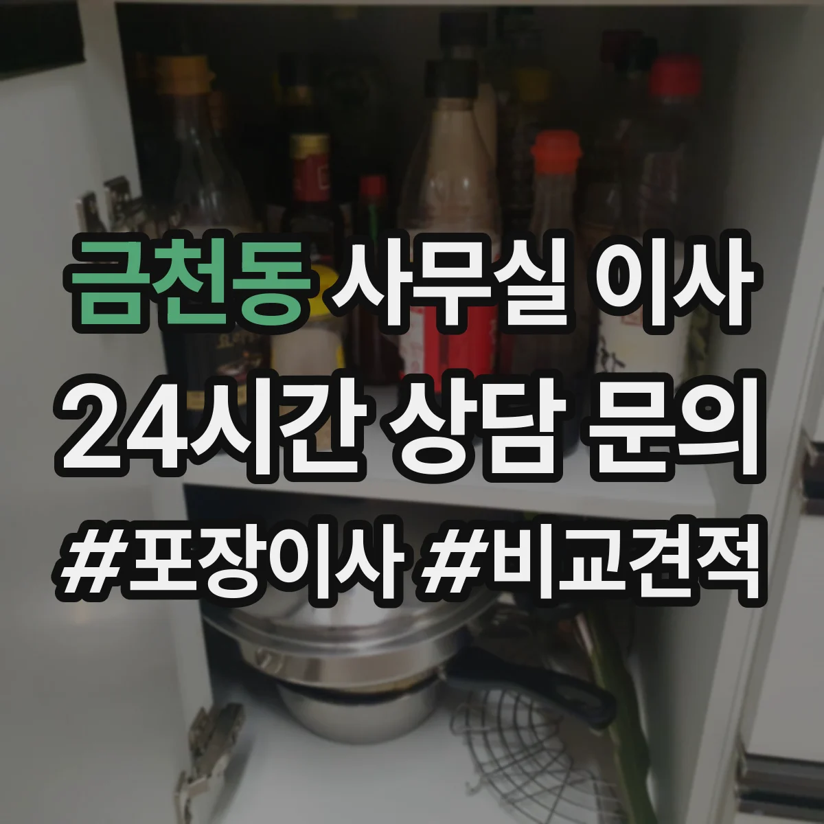 금천동 사무실 이사