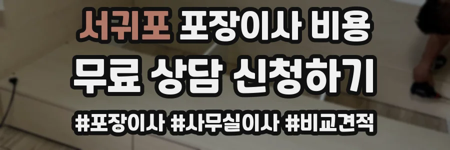 서귀포 포장이사 비용