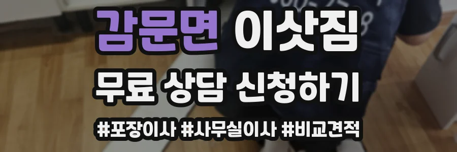 감문면 이삿짐