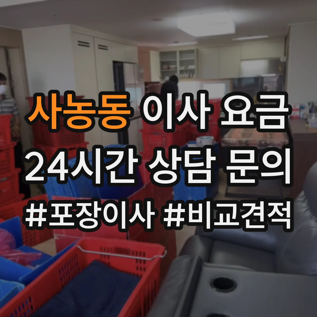 사농동 이사 요금