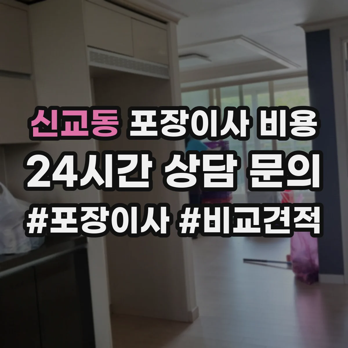 신교동 포장이사 비용