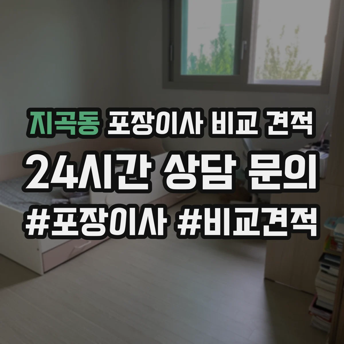 지곡동 포장이사 비교 견적