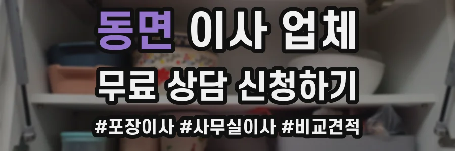 동면 이사 업체