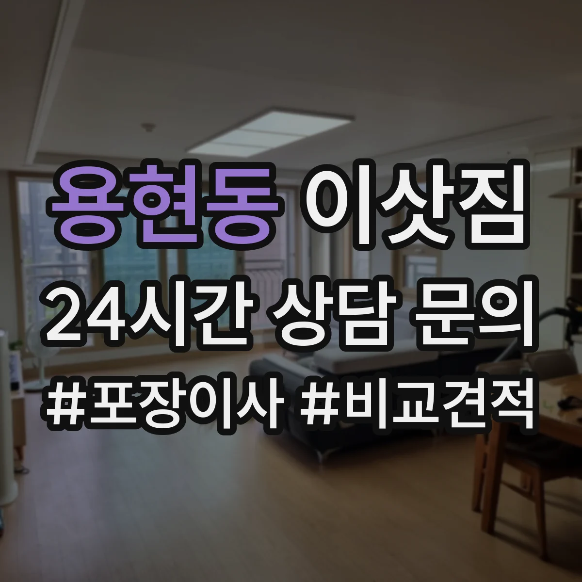 용현동 이삿짐