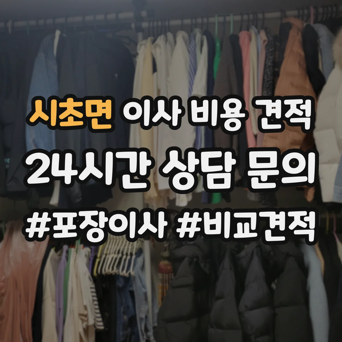 시초면 이사 비용 견적