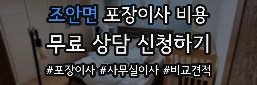 조안면 포장이사 비용