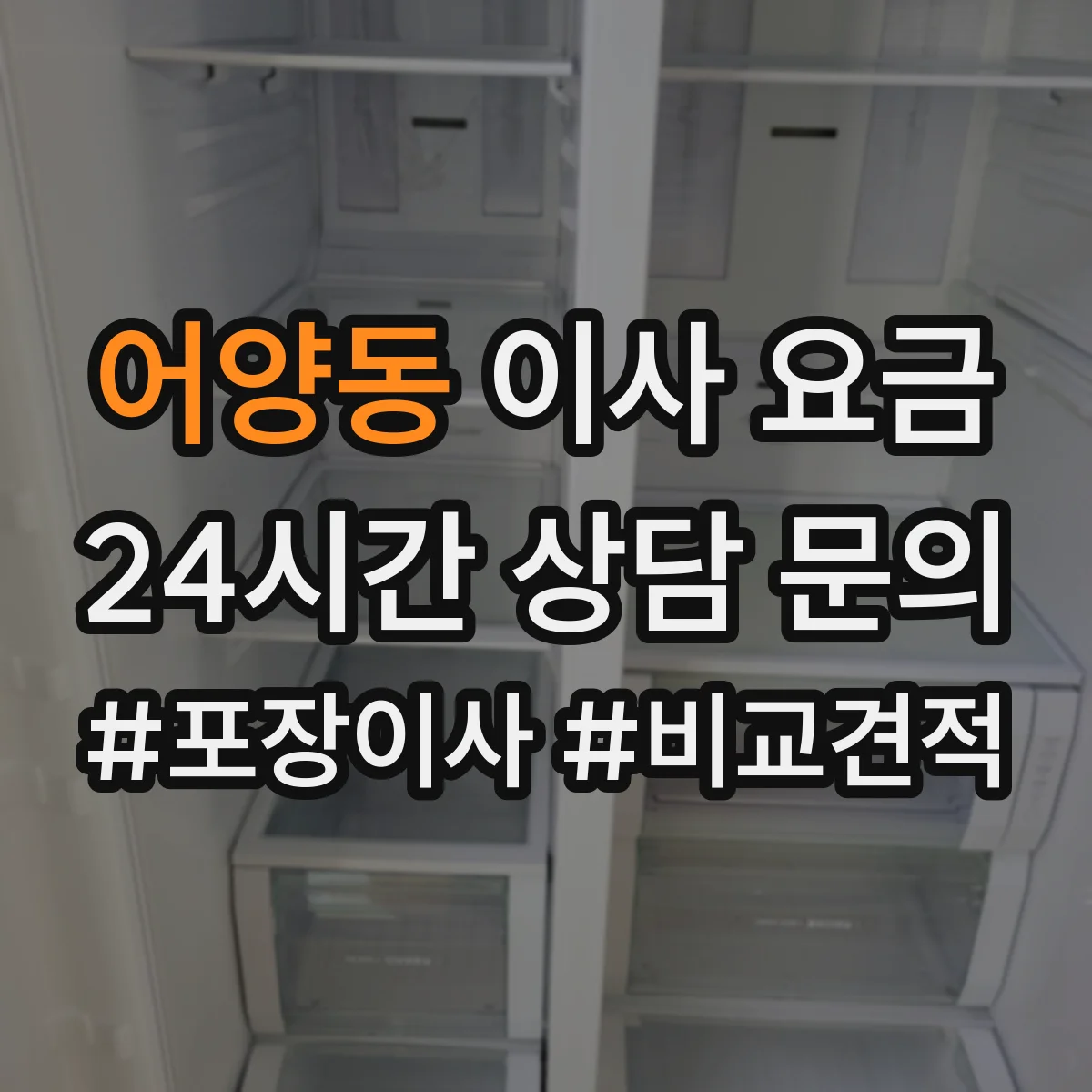 어양동 이사 요금