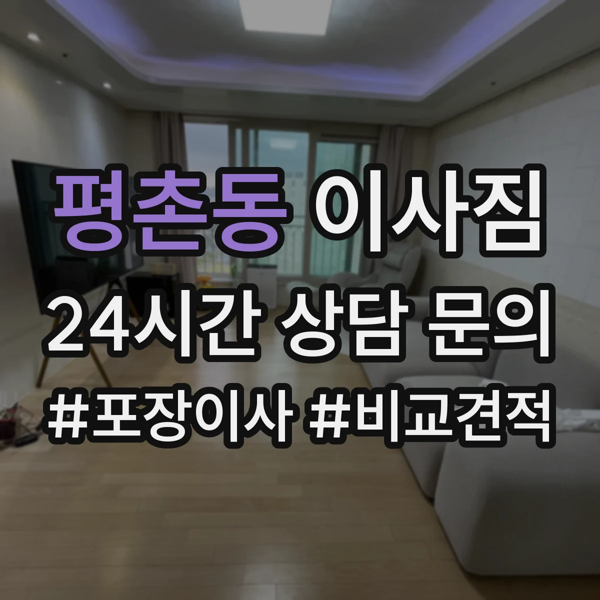 평촌동 이사짐
