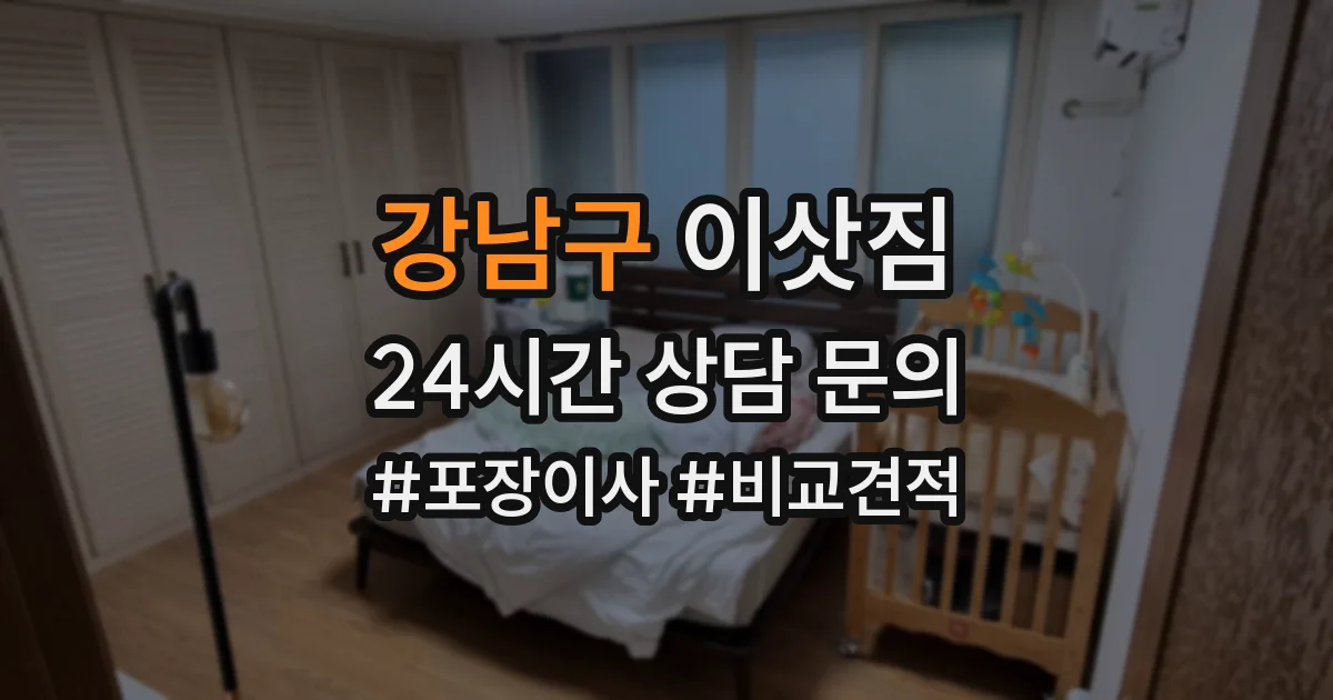 강남구 이삿짐