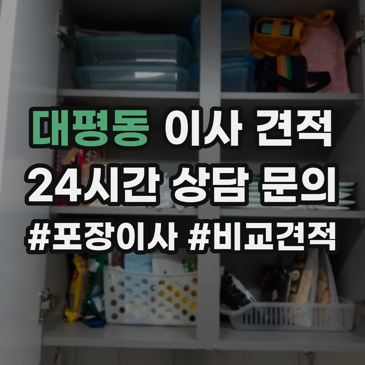 대평동 이사 견적
