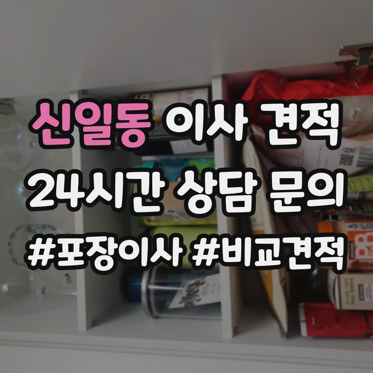 신일동 이사 견적