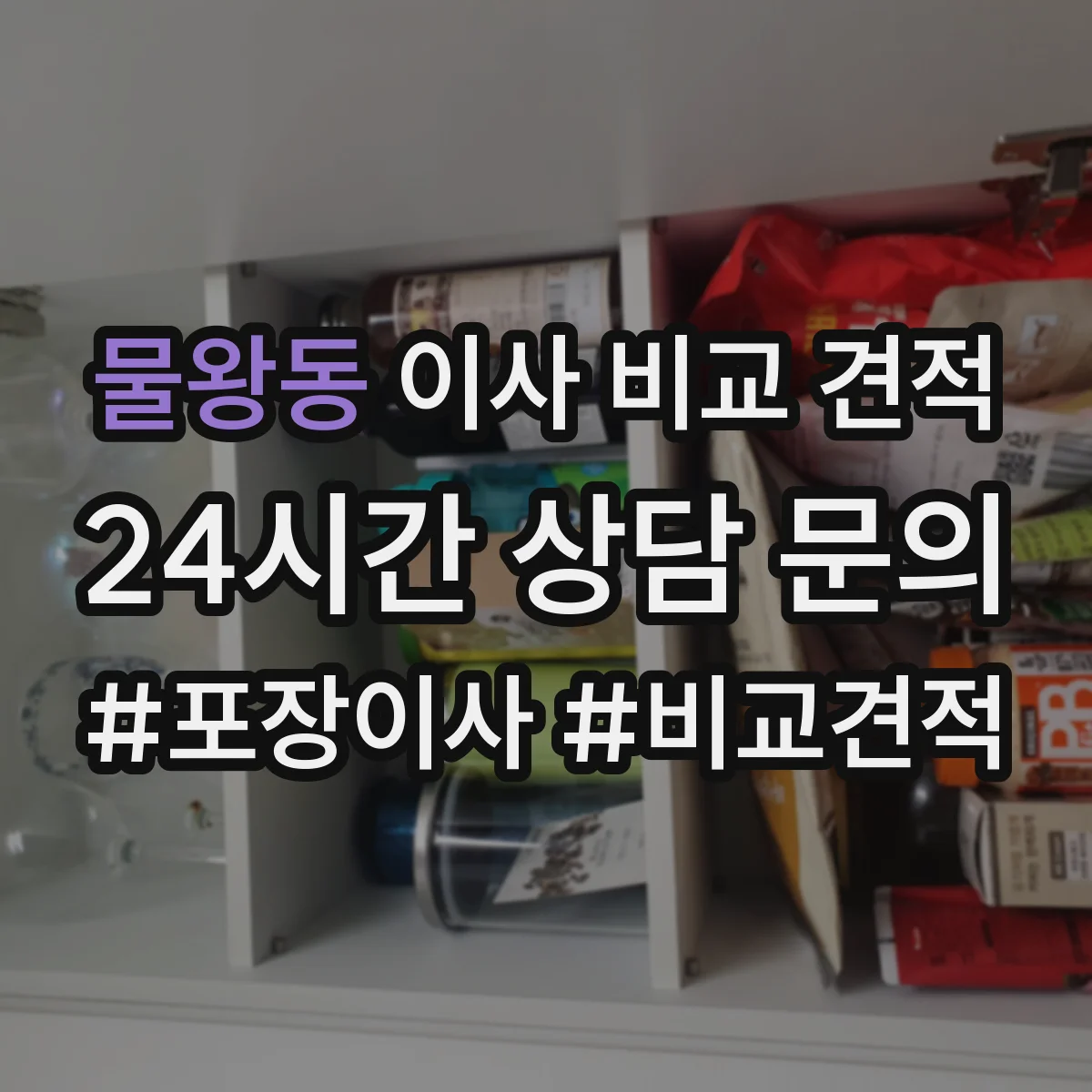 물왕동 이사 비교 견적