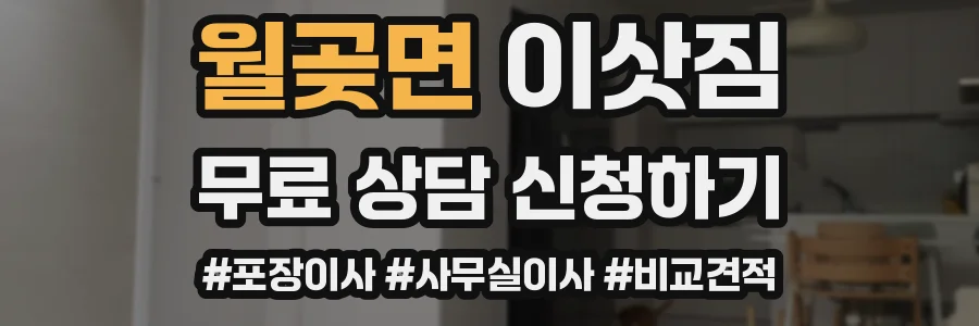 월곶면 이삿짐