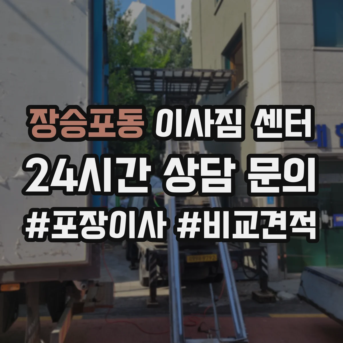 장승포동 이사짐 센터