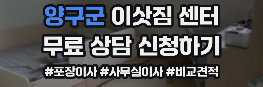 양구군 이삿짐 센터
