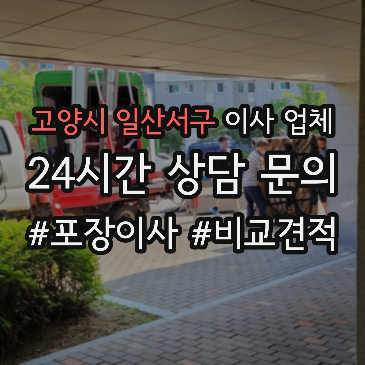 고양시 일산서구 이사 업체