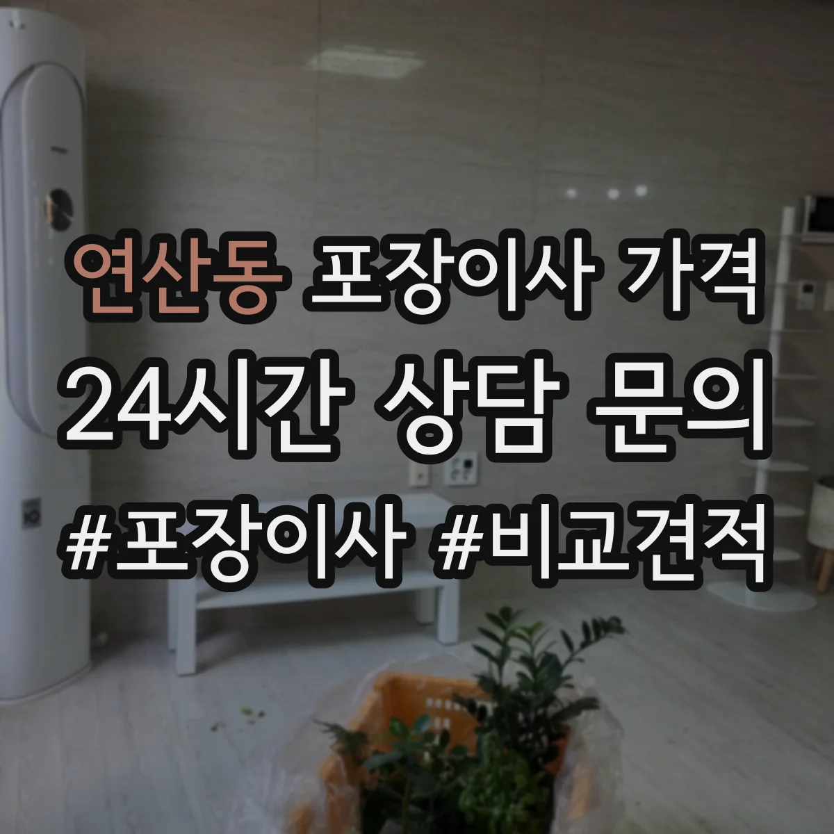 연산동 포장이사 가격