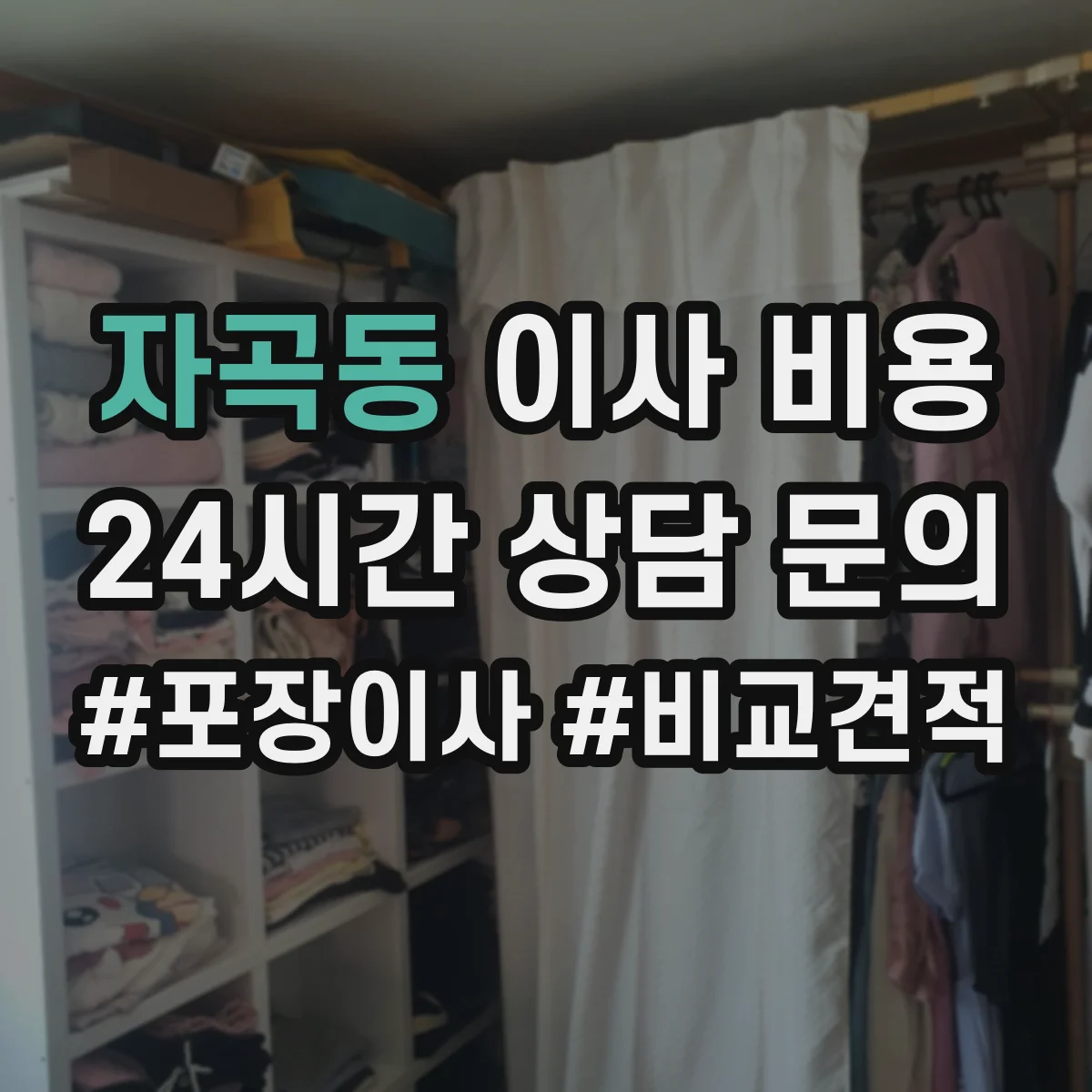 자곡동 이사 비용