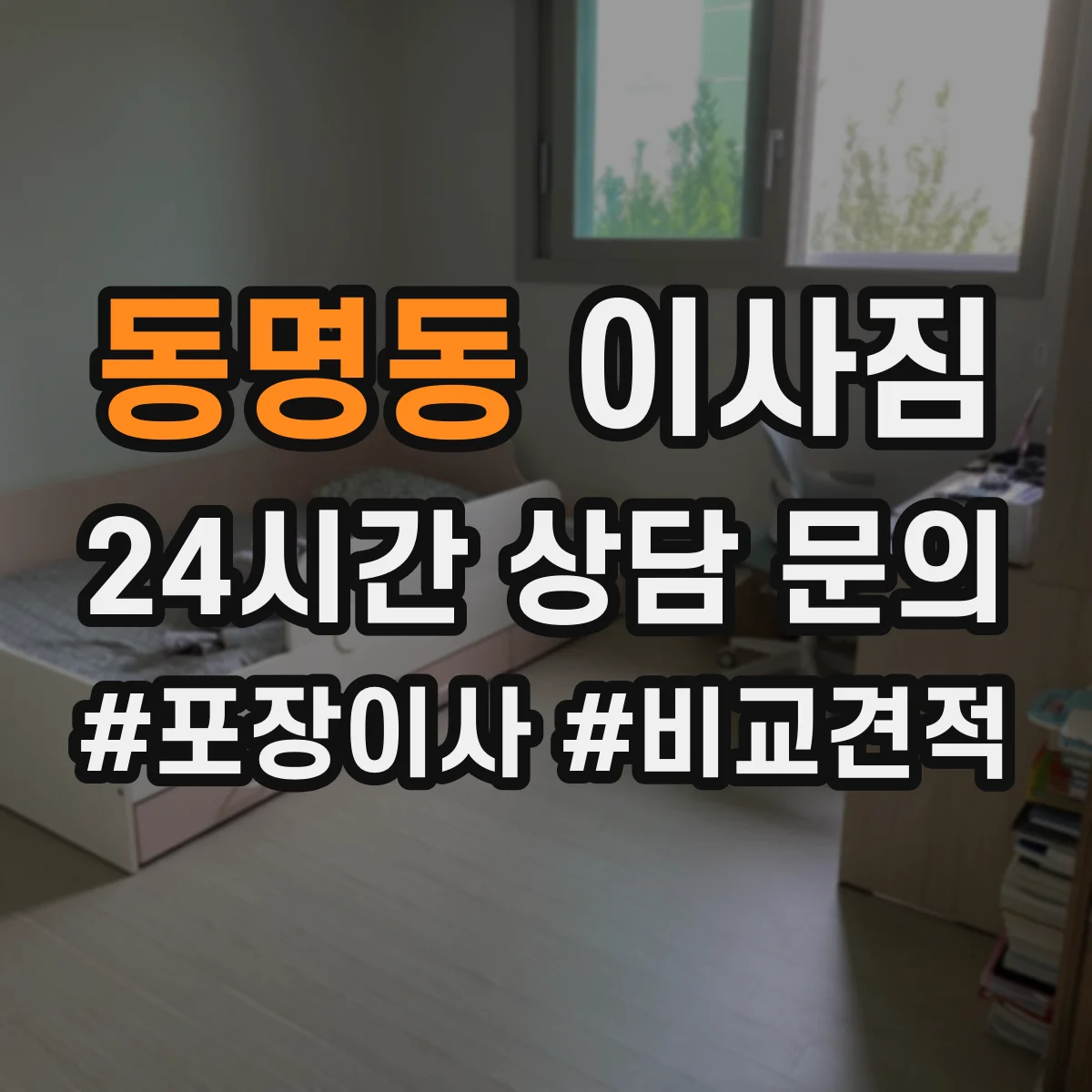 동명동 이사짐