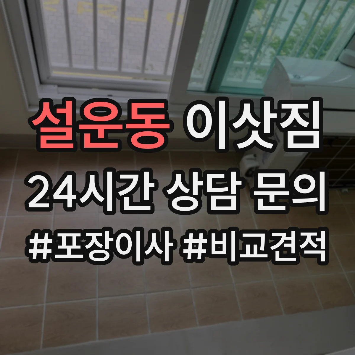 설운동 이삿짐