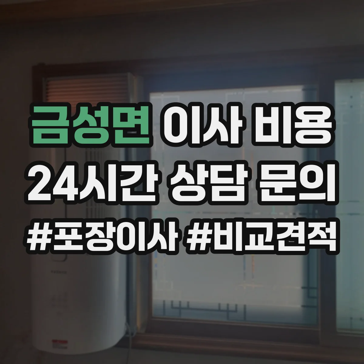 금성면 이사 비용
