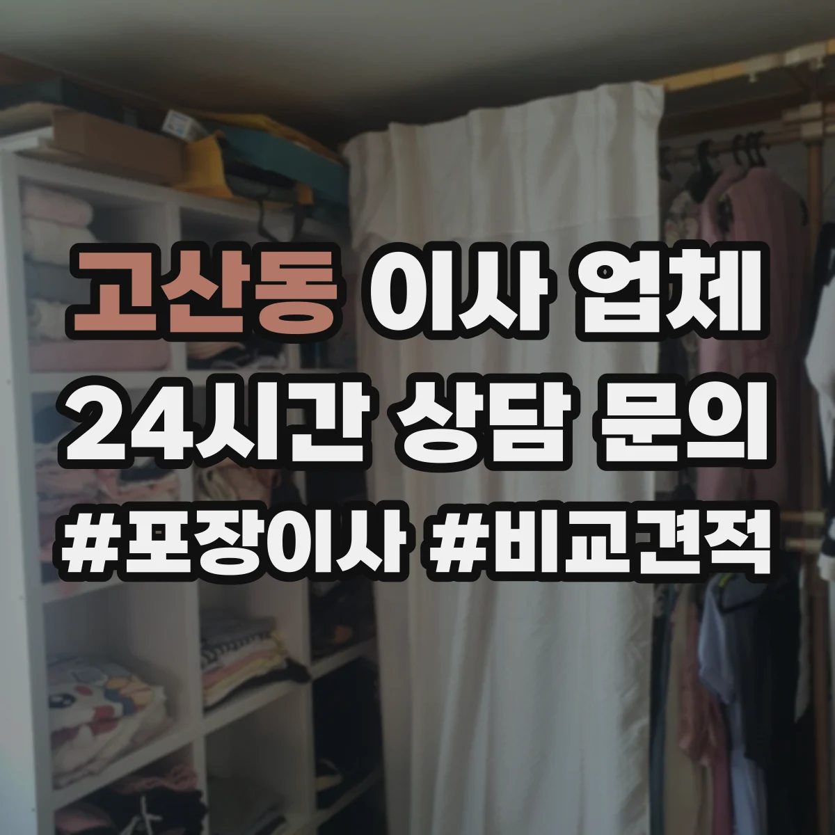 고산동 이사 업체