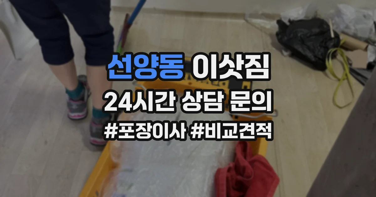 선양동 이삿짐