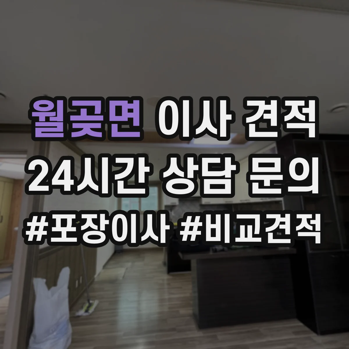 월곶면 이사 견적