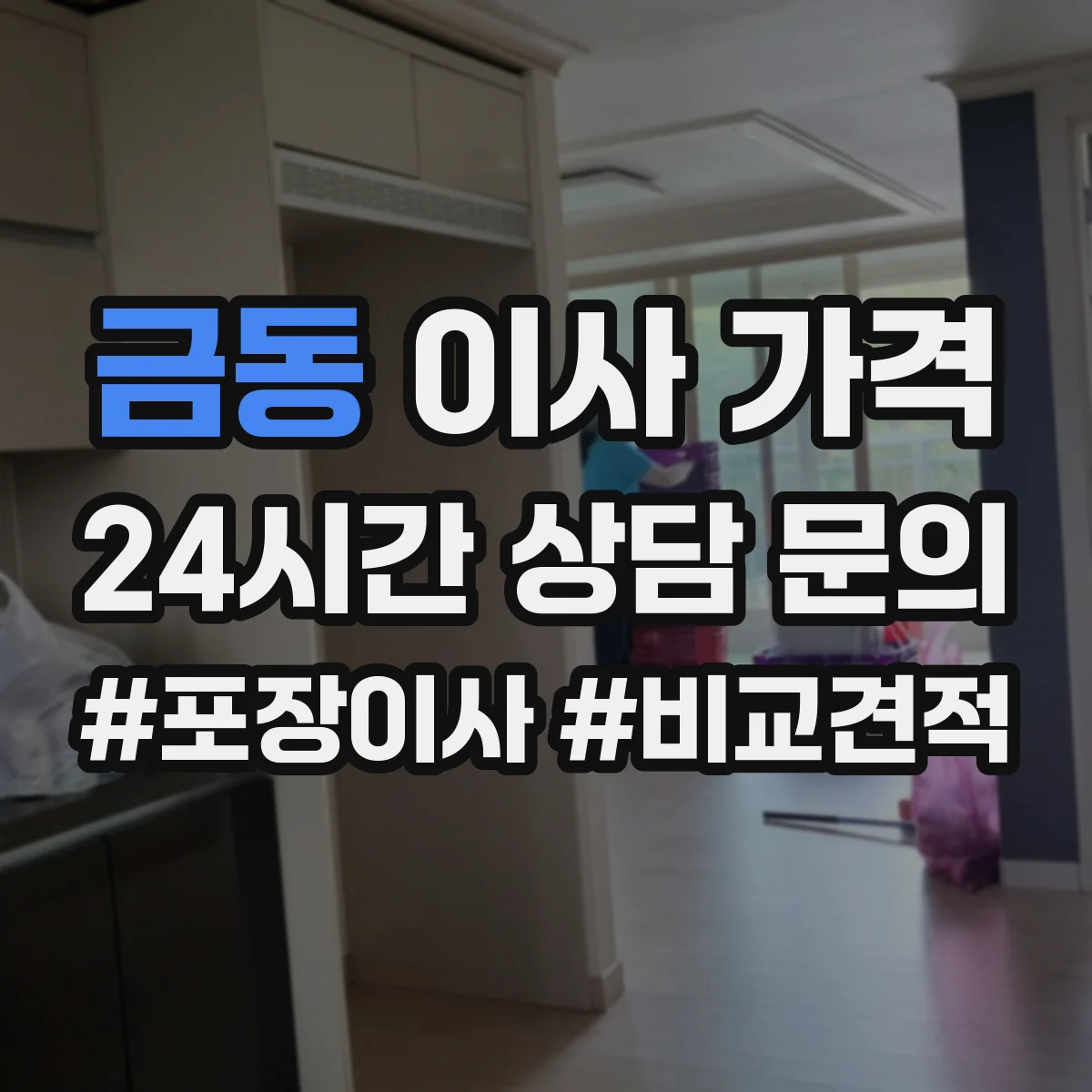 금동 이사 가격
