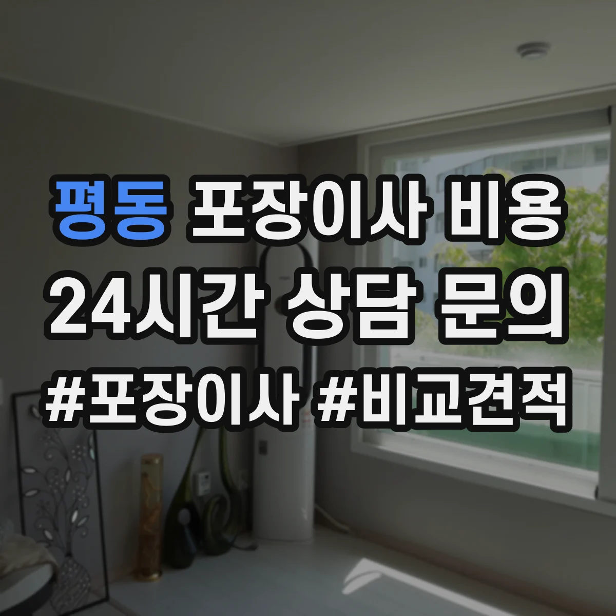 평동 포장이사 비용