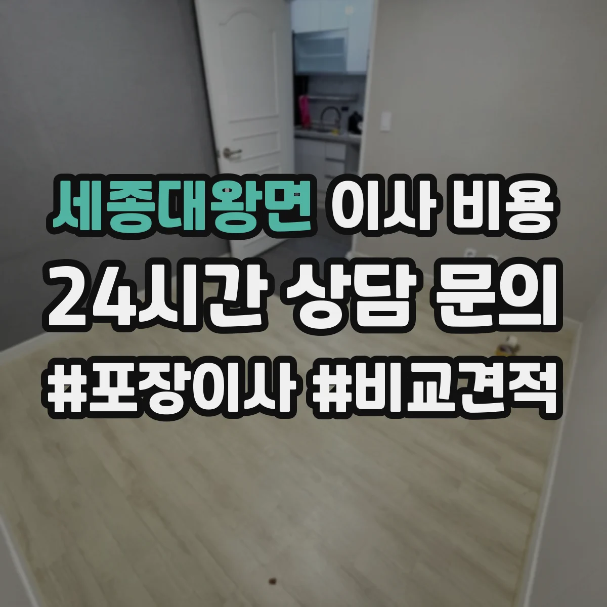 세종대왕면 이사 비용