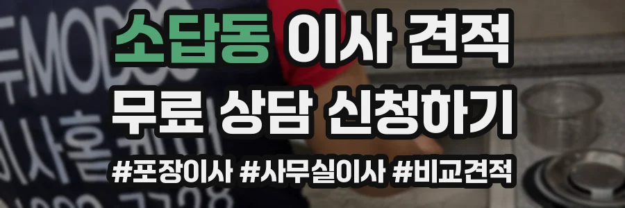 소답동 이사 견적