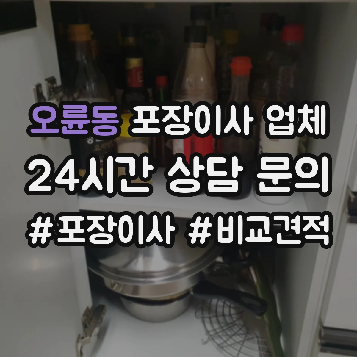 오륜동 포장이사 업체
