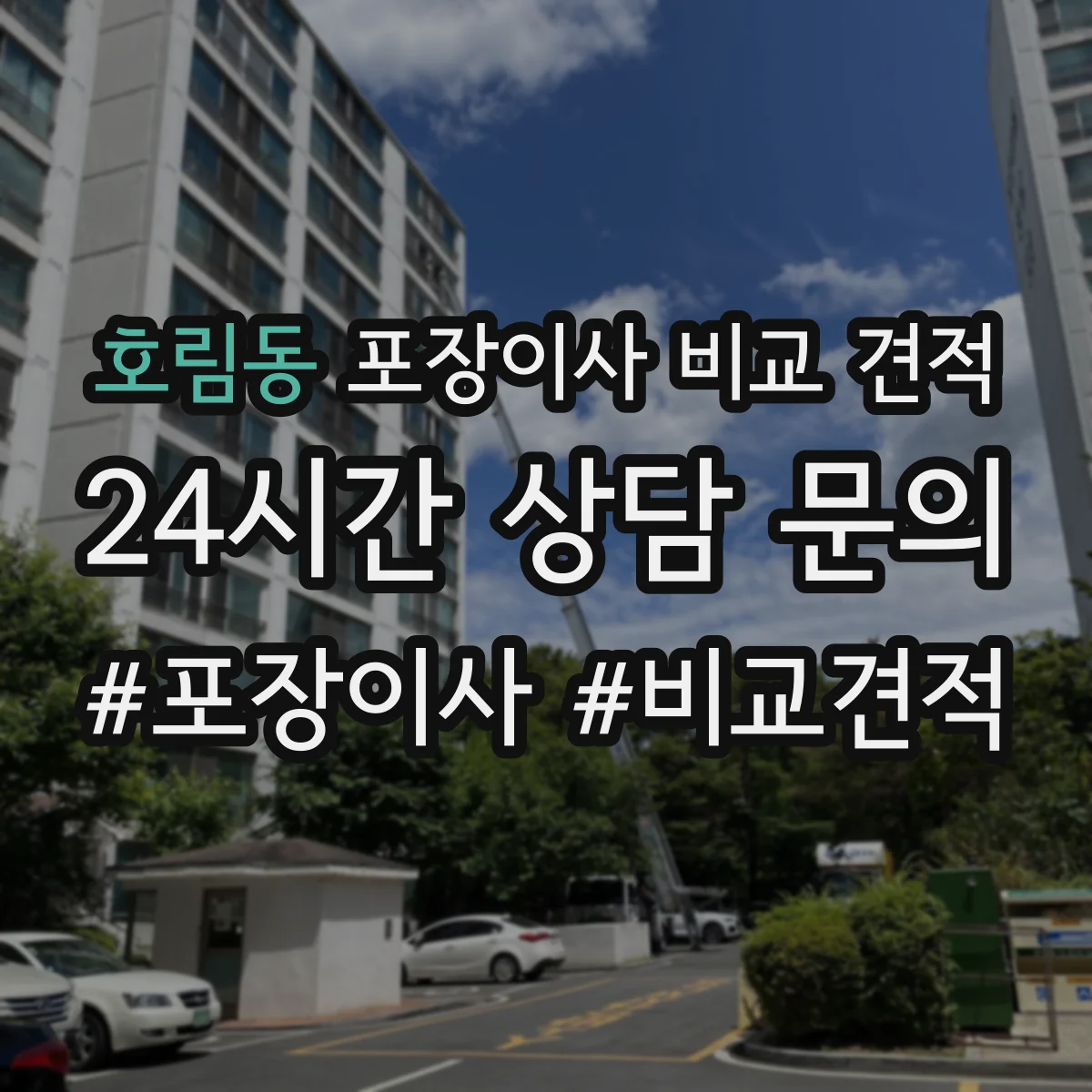 호림동 포장이사 비교 견적