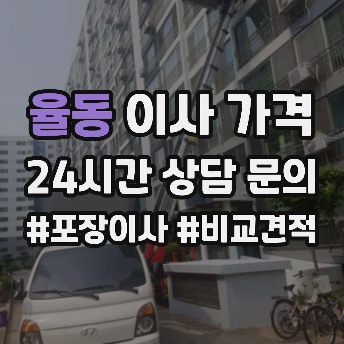율동 이사 가격