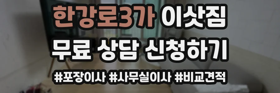 한강로3가 이삿짐