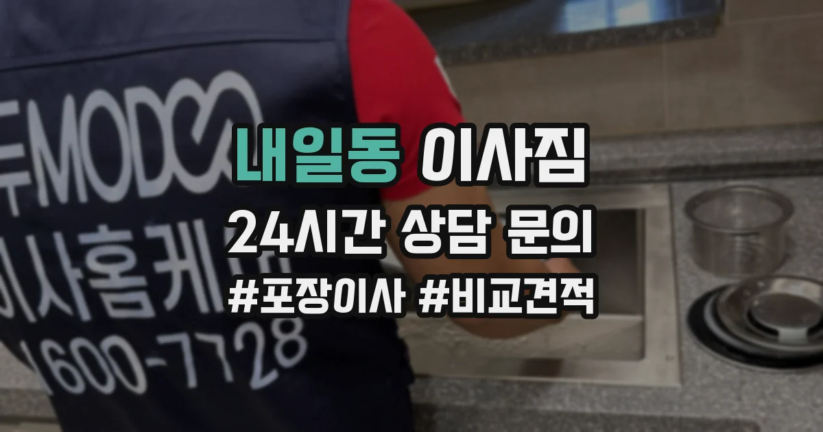 내일동 이사짐